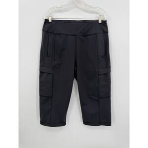 Duluth Trading Co Black Crop Leggings Medium